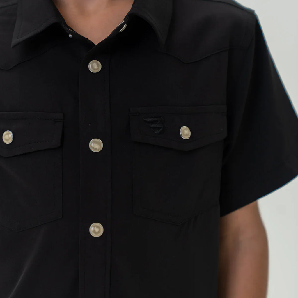 Burlebo Performance Western Shirt - Boys - pick color