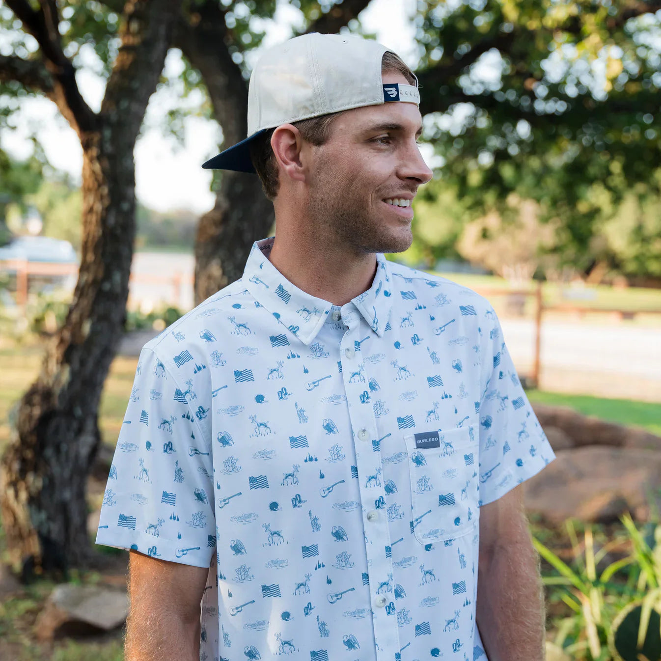 Burlebo Performance Button Up - America The Great