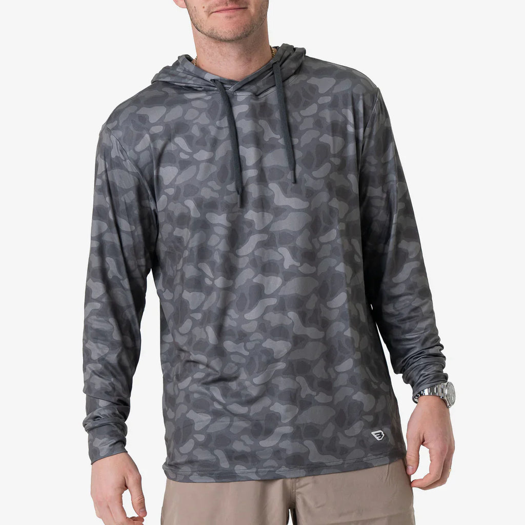 Burlebo Performance Hoodies - Stone Camo