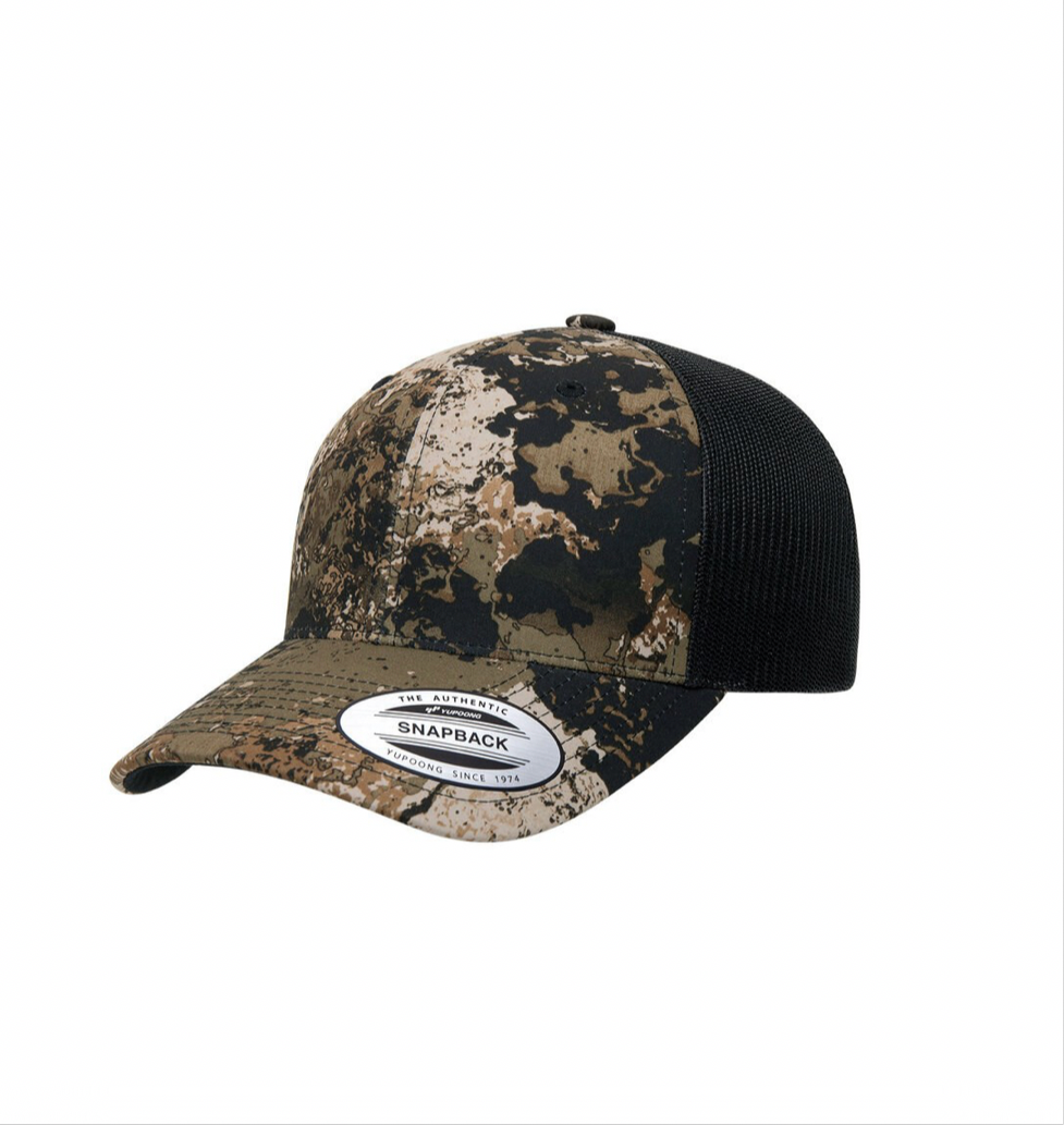Feral Texas Outdoors Veil Camo Hat - Leather Patch