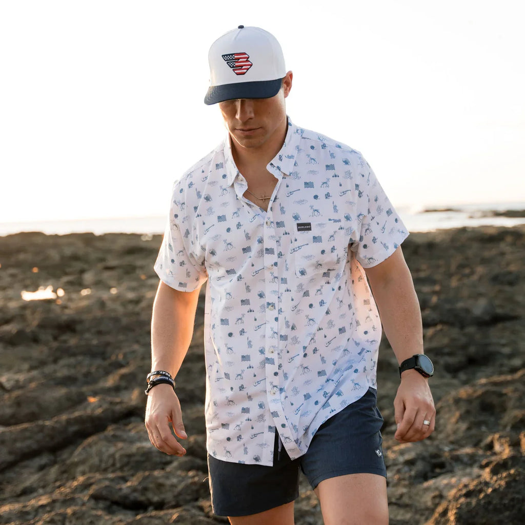 Burlebo Performance Button Up - pick color