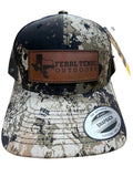 Feral Texas Outdoors Veil Camo Hat - Leather Patch
