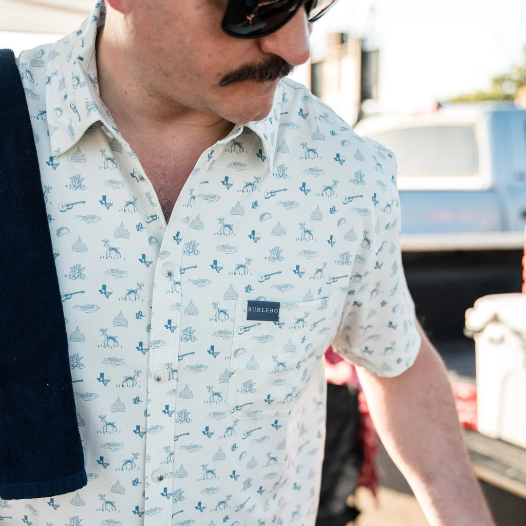 Burlebo Performance Button Up - pick color