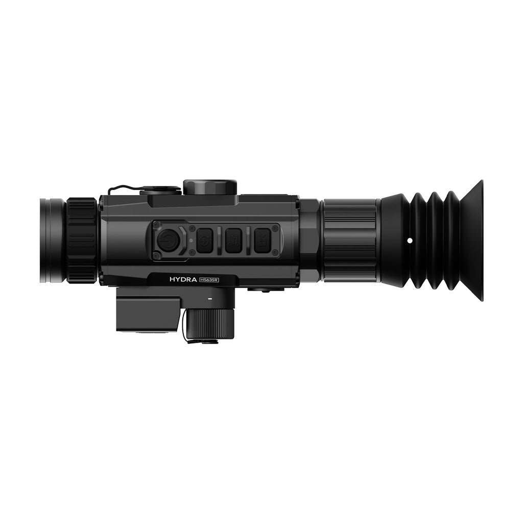 HS635R – HYDRA-LRF 640×512 35mm Multi-Function Thermal Scope with Laser Rangefinder and Ballistic Calculator – Standalone Scope, Clip-On, Handheld Monocular