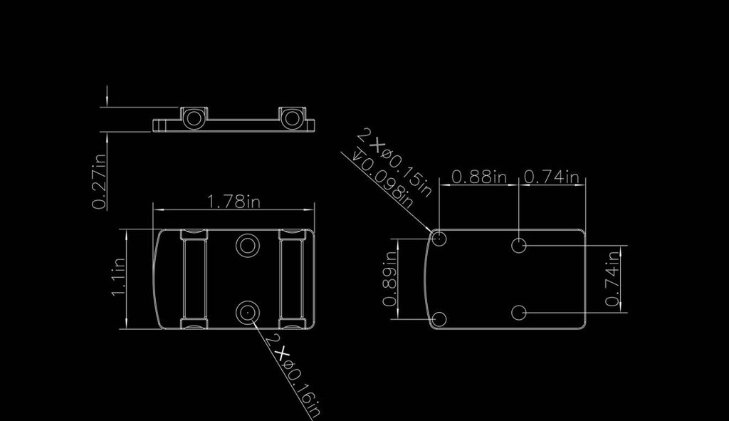 INIFTAC Thermal Pistol Sights Fast Mini FML19 - SPECIAL FREE CHARGER KIT