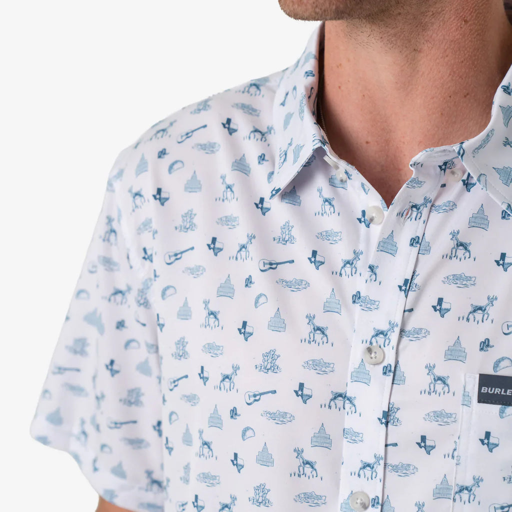 Burlebo Performance Button Up - pick color