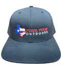 Feral Texas Outdoors Black Richardson Hat - Embroidered Logo