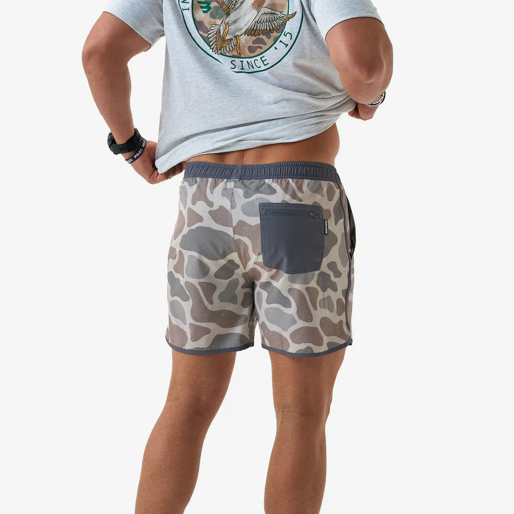 Burlebo Swim Trunk - Jumbo Classic Deer Camo
