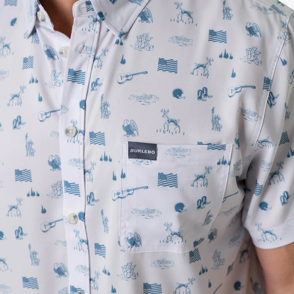 Burlebo Performance Button Up - America The Great