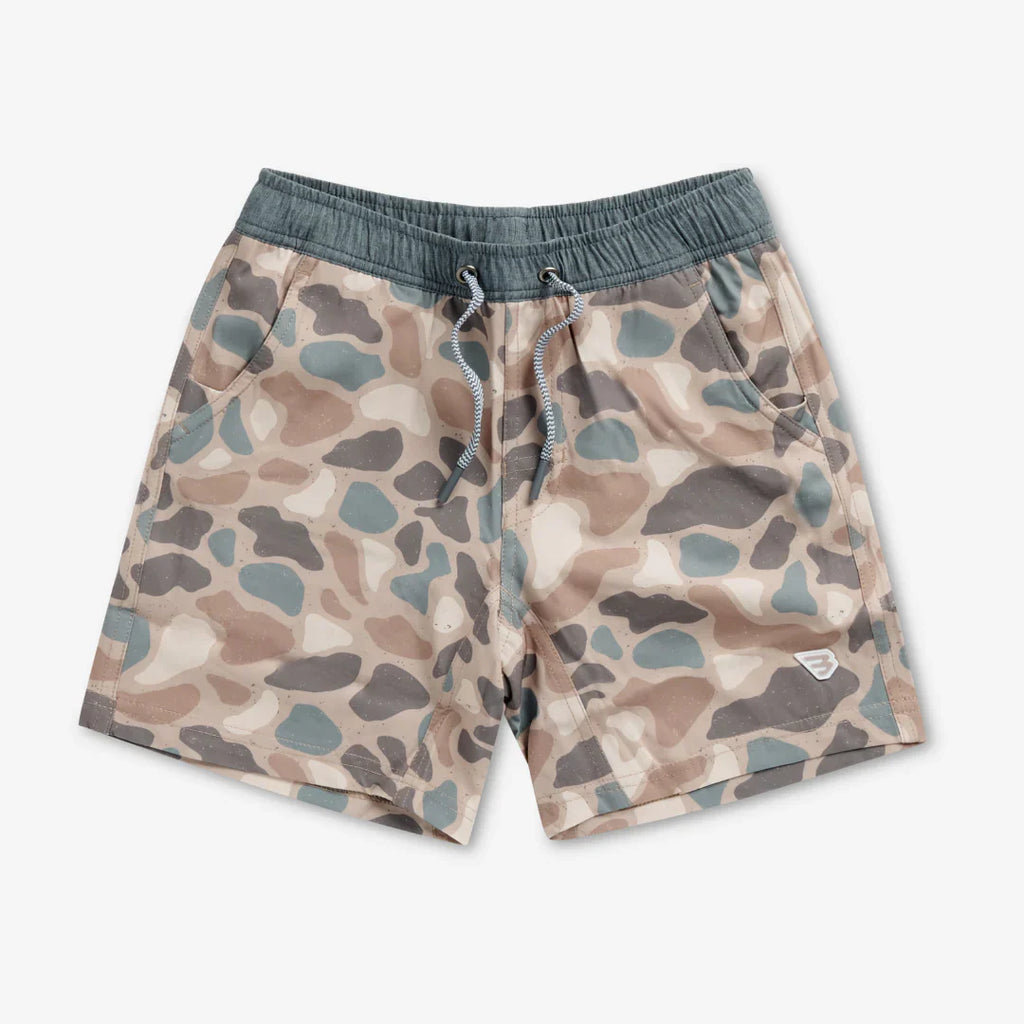 Burlebo Boys Athletic Shorts - Pintail Camo