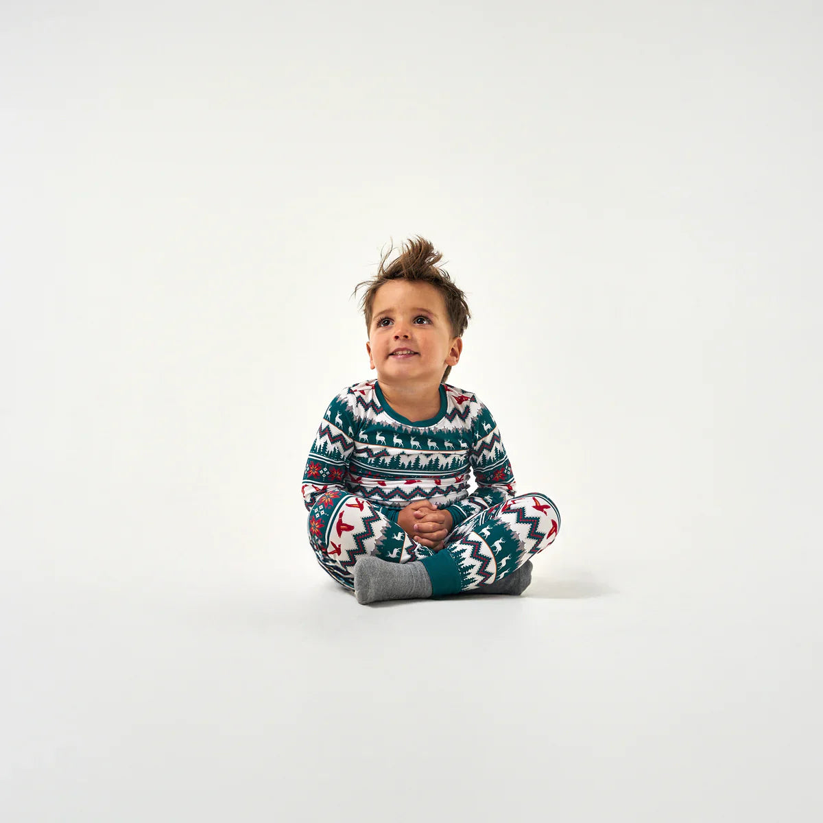 Burlebo Youth Pajama Set - Outdoors Christmas - ON SALE