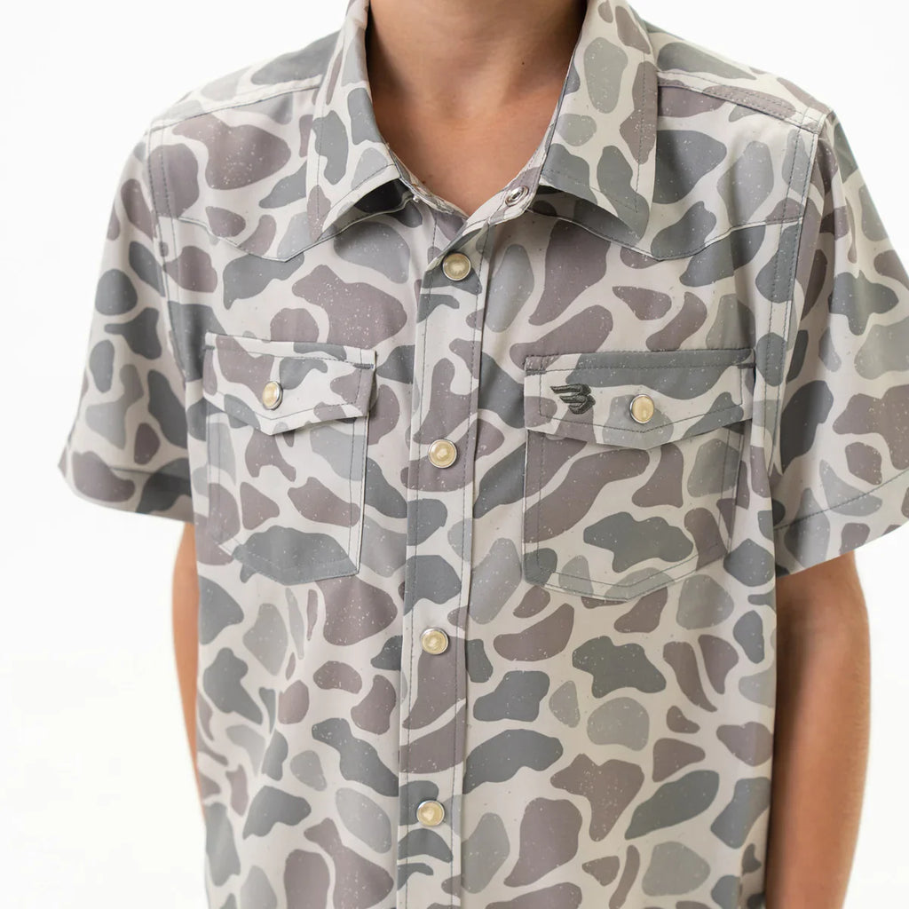 Burlebo Performance Western Shirt - Boys - pick color