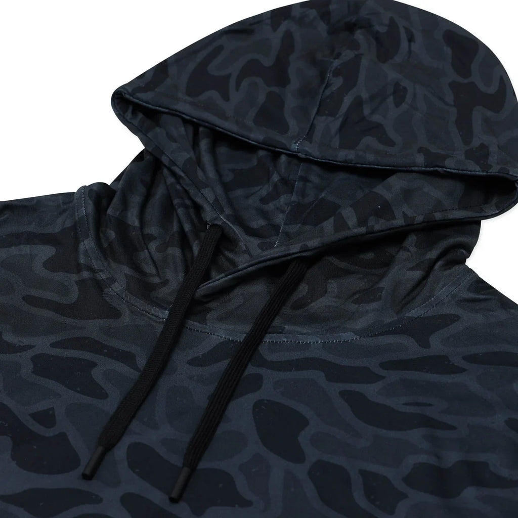 Burlebo Performance Hoodies - Black Camo