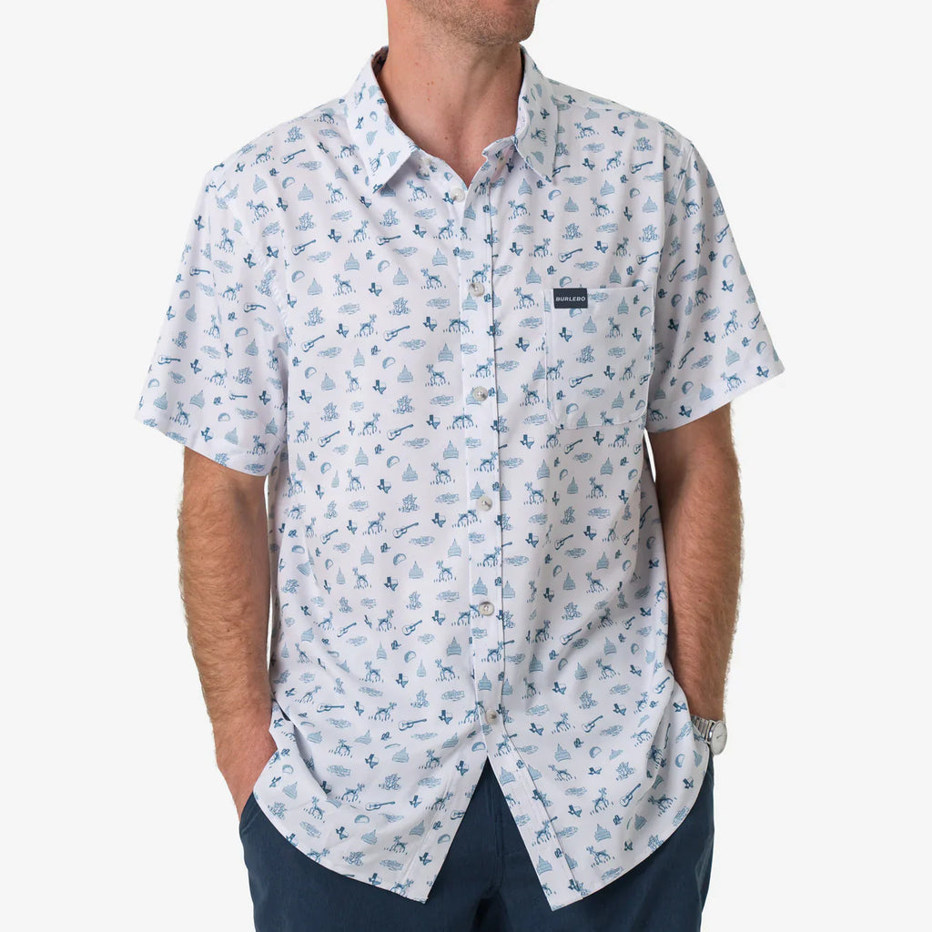 Burlebo Performance Button Up - pick color
