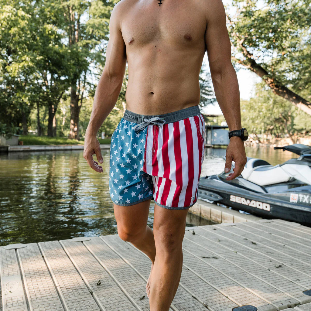 Burlebo Swim Trunk - Throwback USA