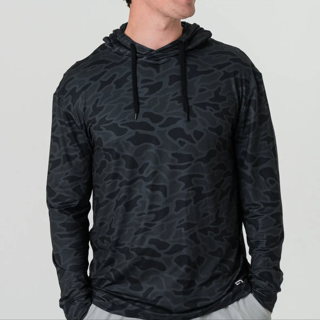 Burlebo Performance Hoodies - Black Camo