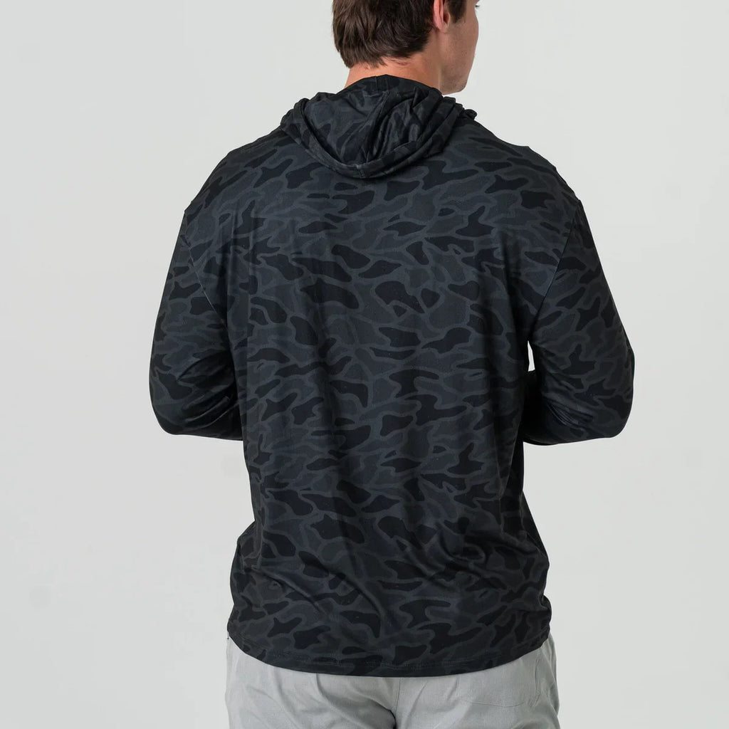 Burlebo Performance Hoodies - Black Camo