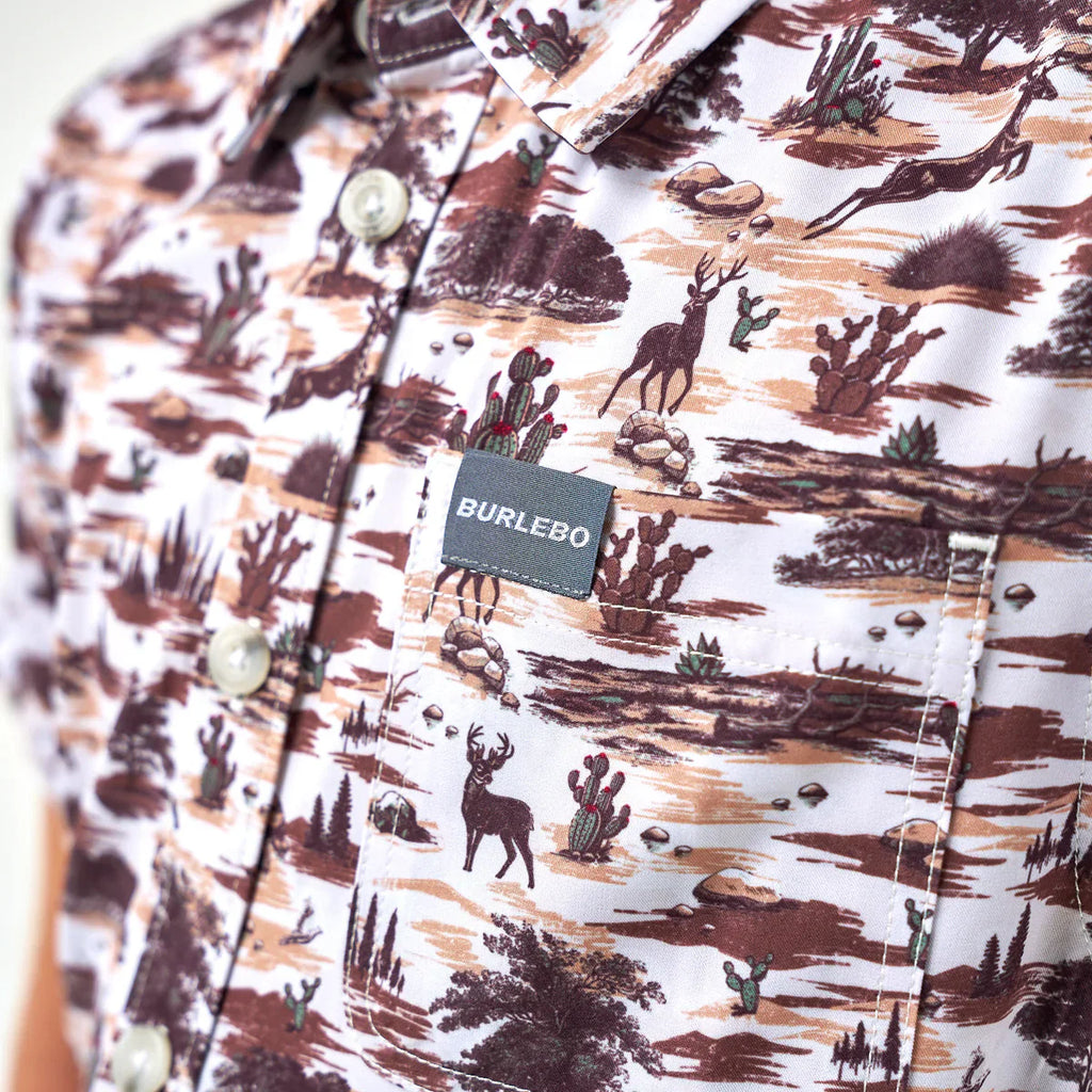Burlebo Performance Button Up - Boys - pick color