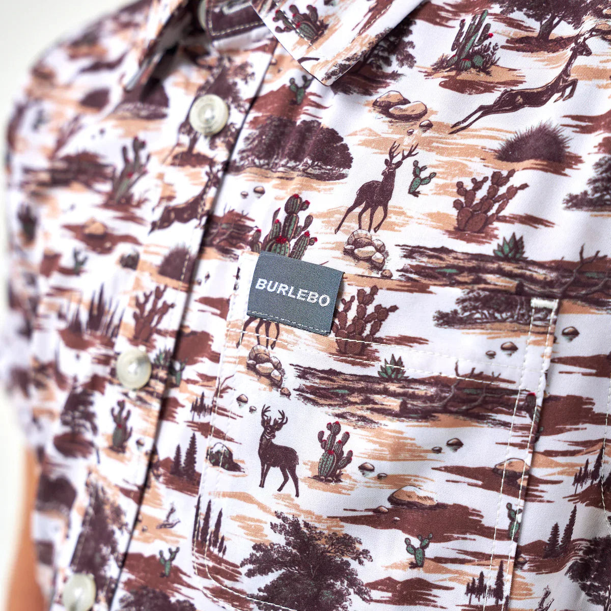 Burlebo Performance Button Up - Boys - pick color