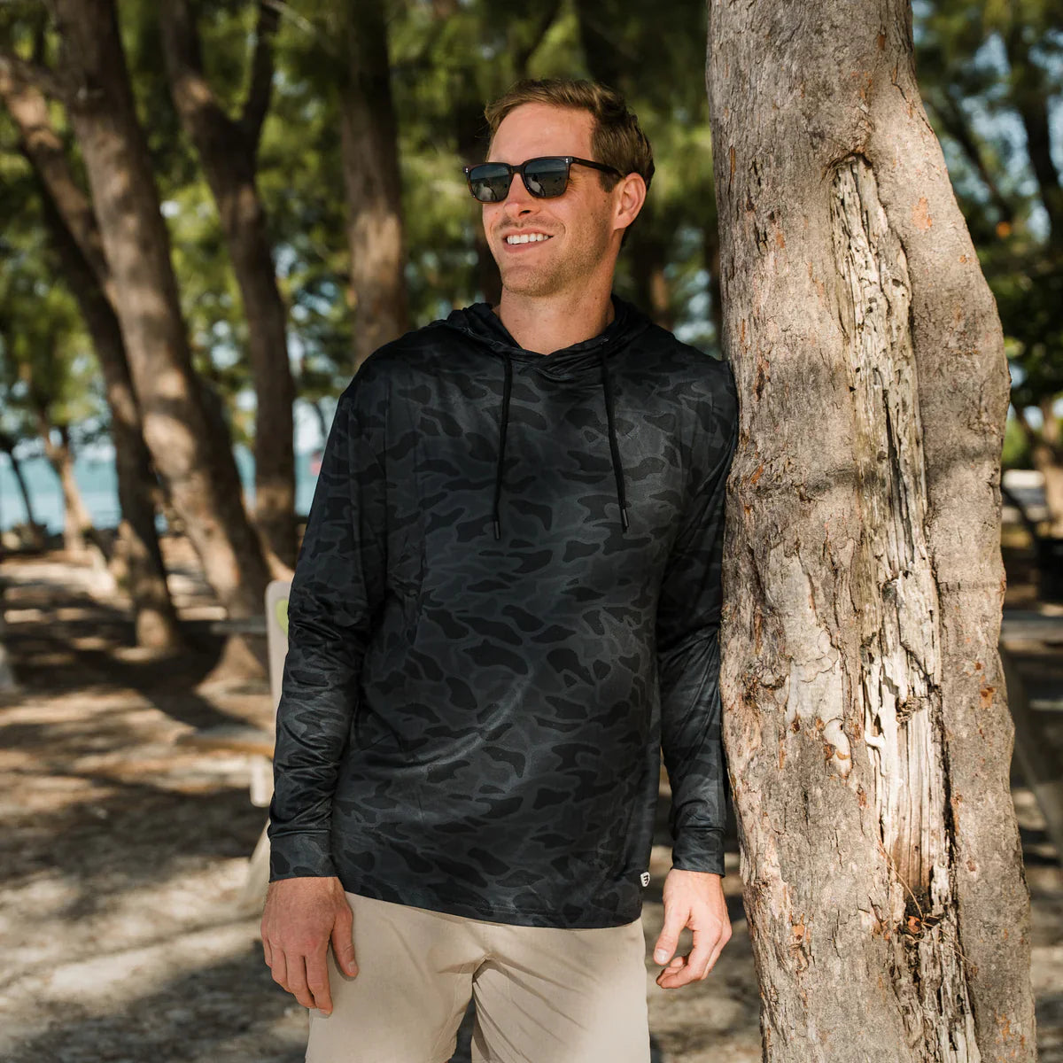 Burlebo Performance Hoodies - Black Camo