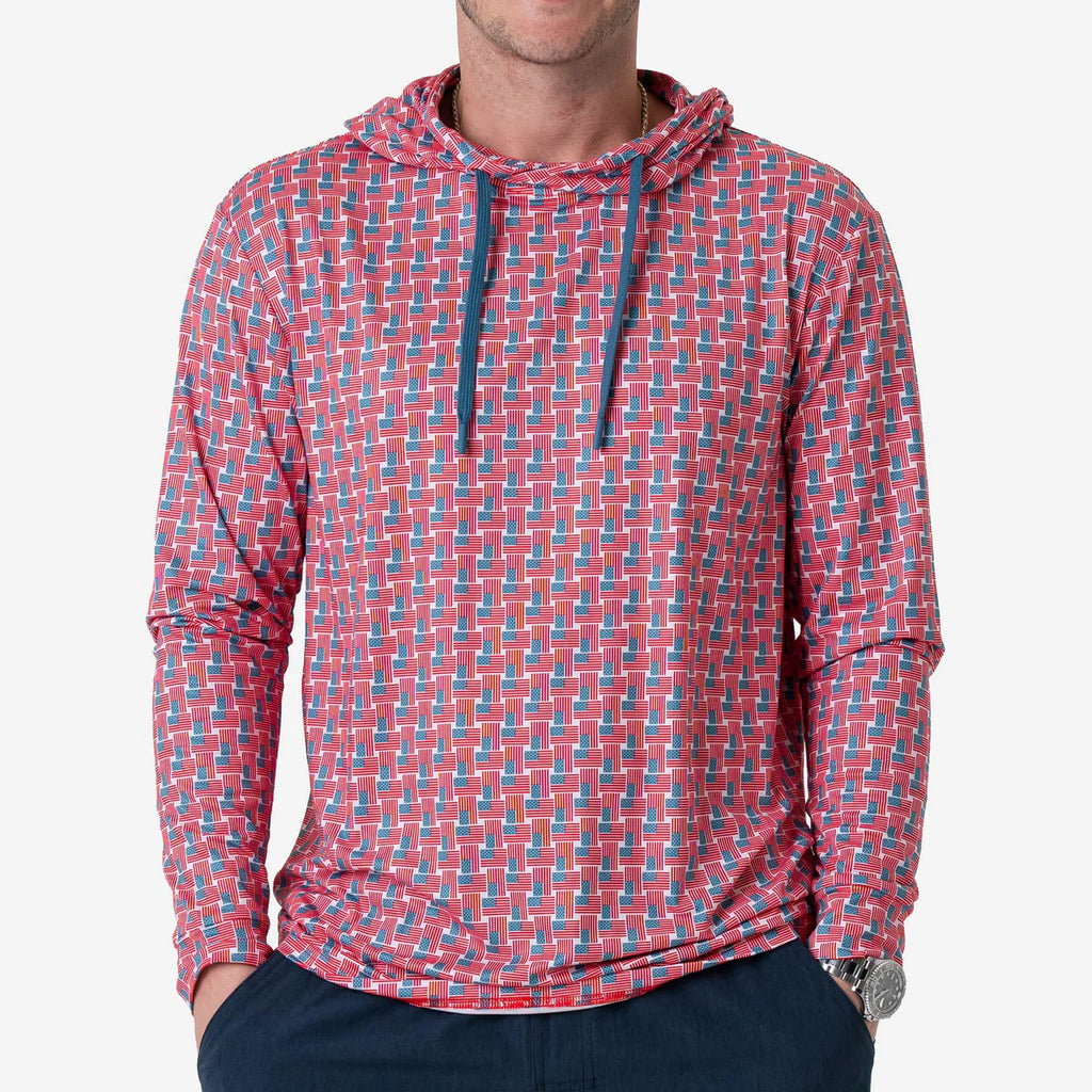 Burlebo Performance Hoodies - American Flag