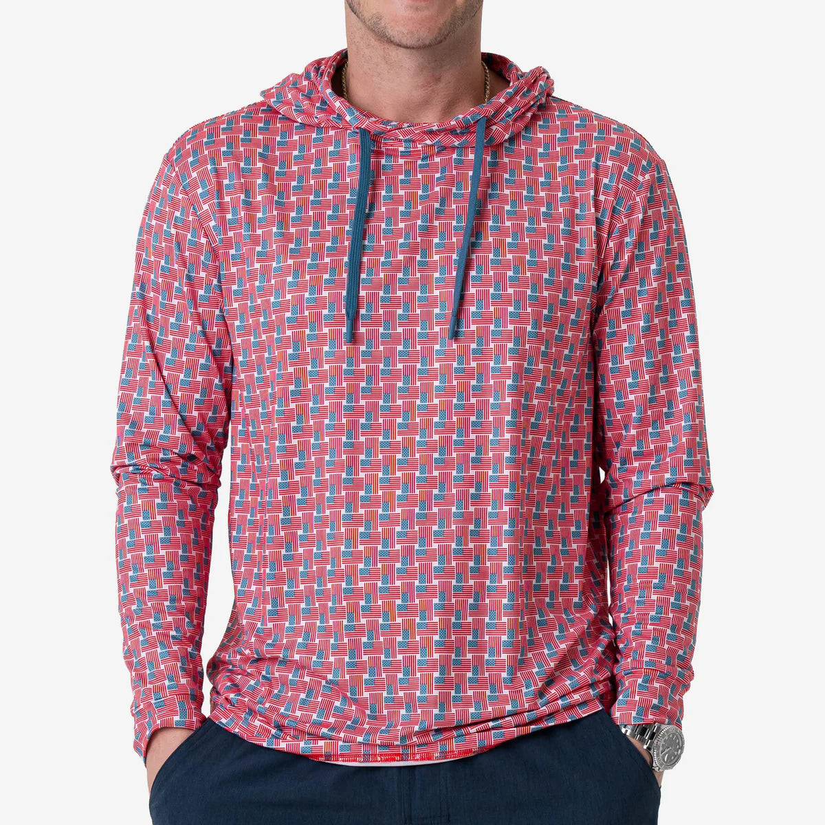 Burlebo Performance Hoodies - American Flag