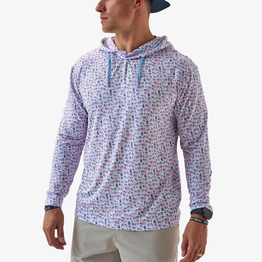 Burlebo Performance Hoodies - Old Glory