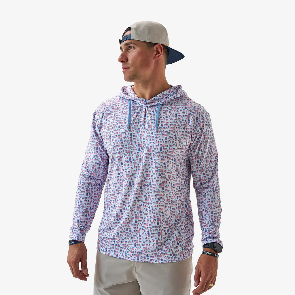 Burlebo Performance Hoodies - Old Glory