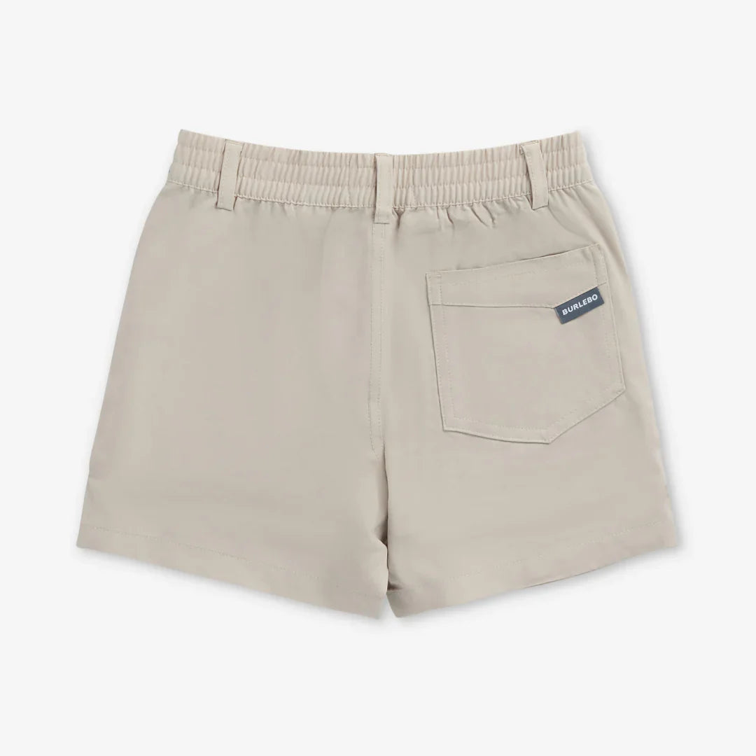 Burlebo Youth Everyday Short - Light Khaki - Into The Wild Pocket