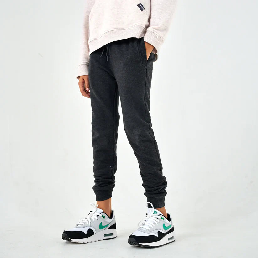Burlebo Youth Fleece Jogger - Heather Black - Medium