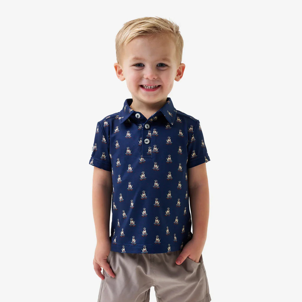 Burlebo Youth Performance Polo - Skate Dog