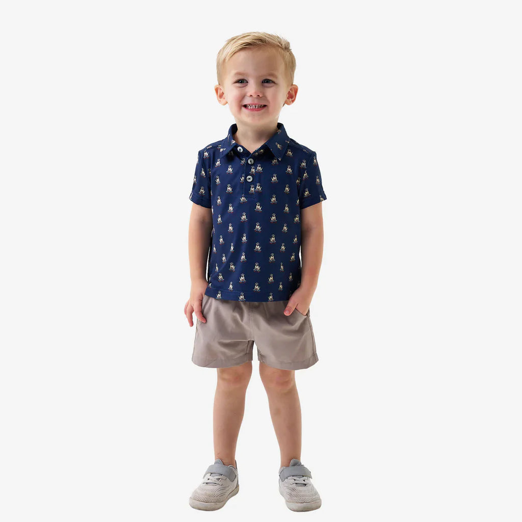Burlebo Youth Performance Polo - Skate Dog