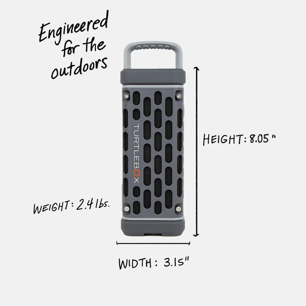 Turtlebox Ranger Speaker - Gray