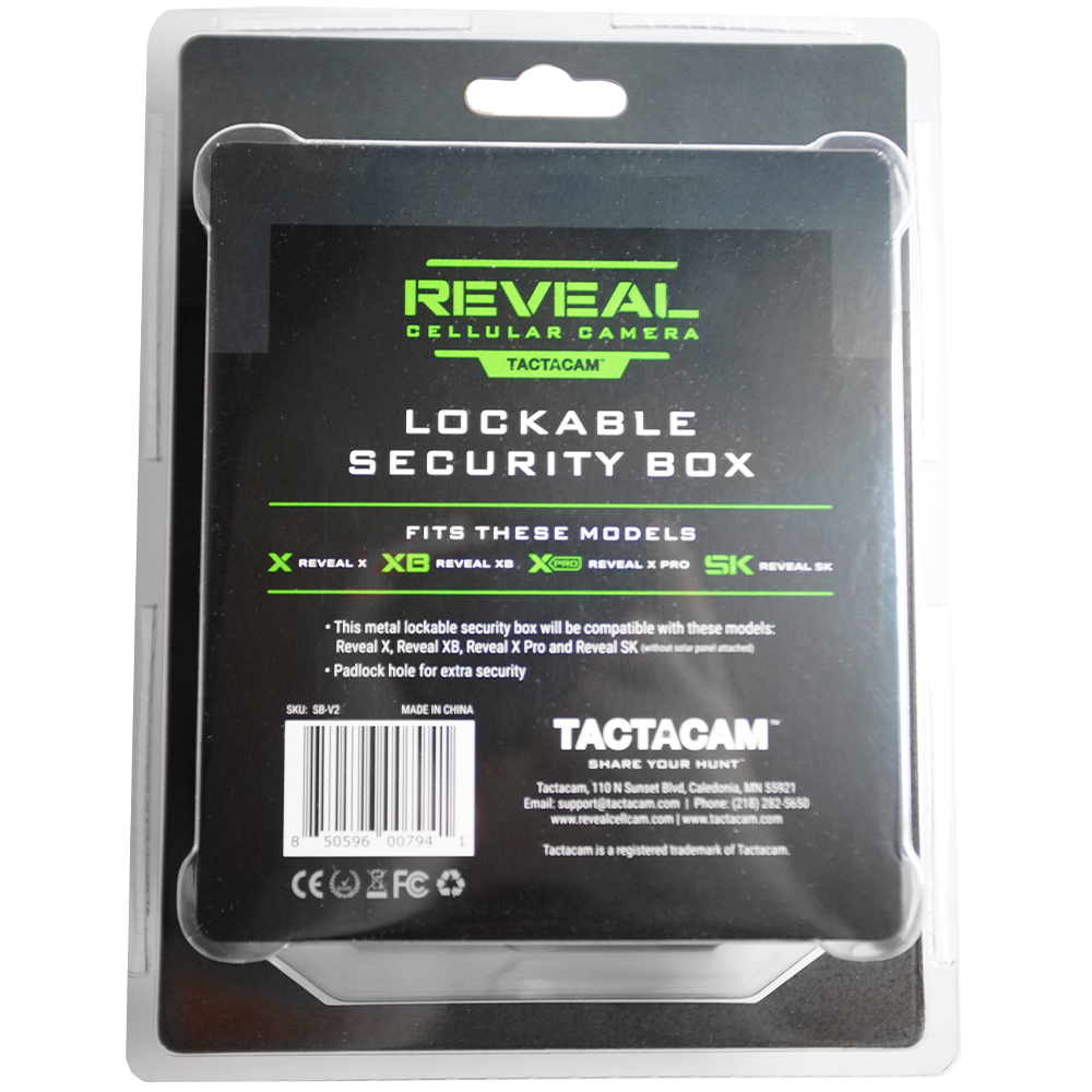 Tactacam Reveal LOCKABLE SECURITY BOX - Older Style